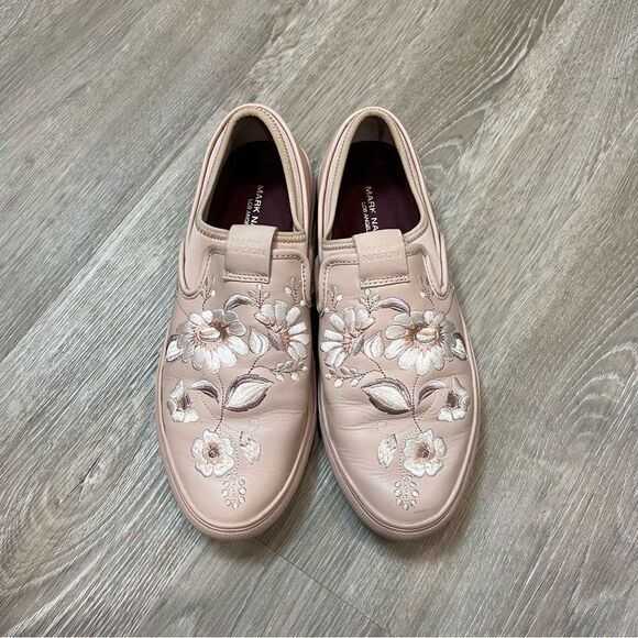 MARK NASON DAY SLIP-ON SNEAKER Pink Floral Embroidery - Picture 2 of 7